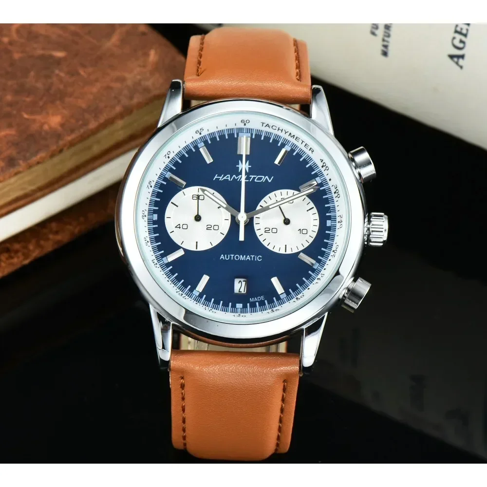 Hamilton- Top Quality Original Brand Watches For Mens Luxury Multifunction Chronograph Steel Watch Business Sports AAA Male
Hamilton- Top Quality Original Brand Watches For Mens Luxury Multifunction Chronograph Steel Watch Business Sports AAA Male