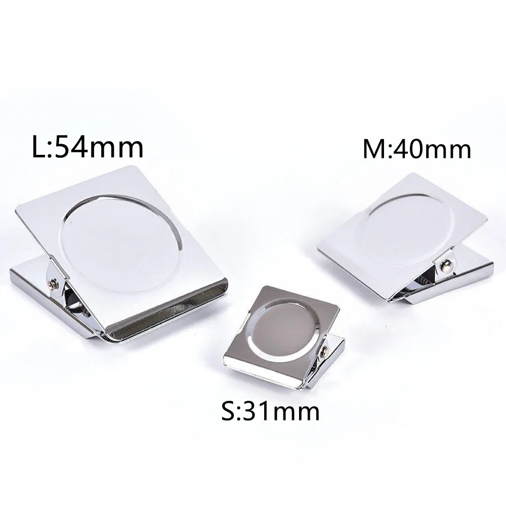 Paper Clip Refrigerator Spring Loaded Magnetic Wall Clip Memo Note Holder Silver Magnet Hook Clips
Paper Clip Refrigerator Spring Loaded Magnetic Wall Clip Memo Note Holder Silver Magnet Hook Clips