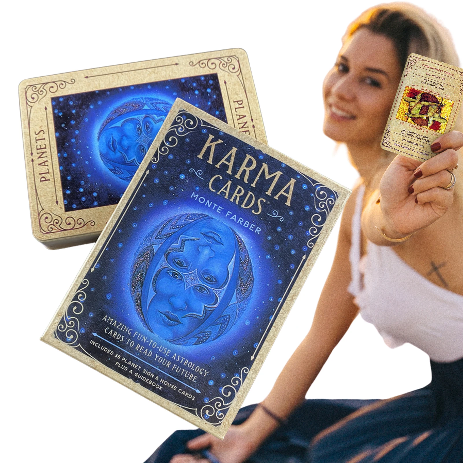 Karma Cards Monte Farber Tarot Cards Mysterious Tarot Cards For Party Witchcraft Supplies Occult Divination Fate Divination
Karma Cards Monte Farber Tarot Cards Mysterious Tarot Cards For Party Witchcraft Supplies Occult Divination Fate Divination