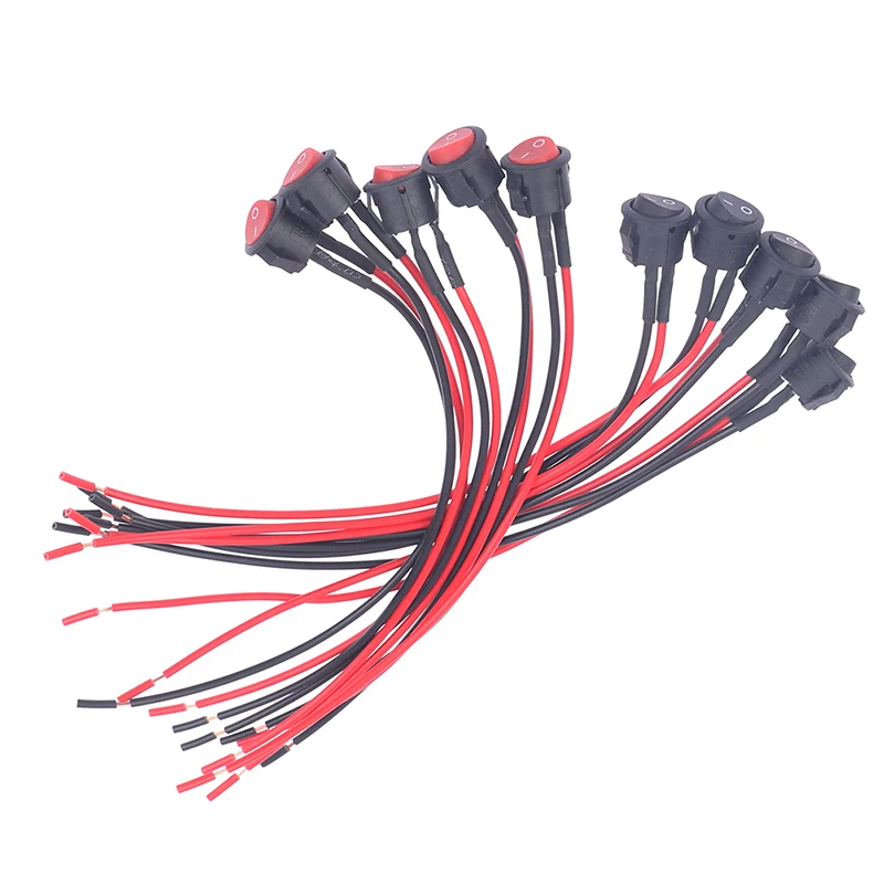 5Pcs Round Rocker Switch ON Off SPST 20mm Mini 12 Volt Toggle Switch, 12V for Car Automotive
5Pcs Round Rocker Switch ON Off SPST 20mm Mini 12 Volt Toggle Switch, 12V for Car Automotive
