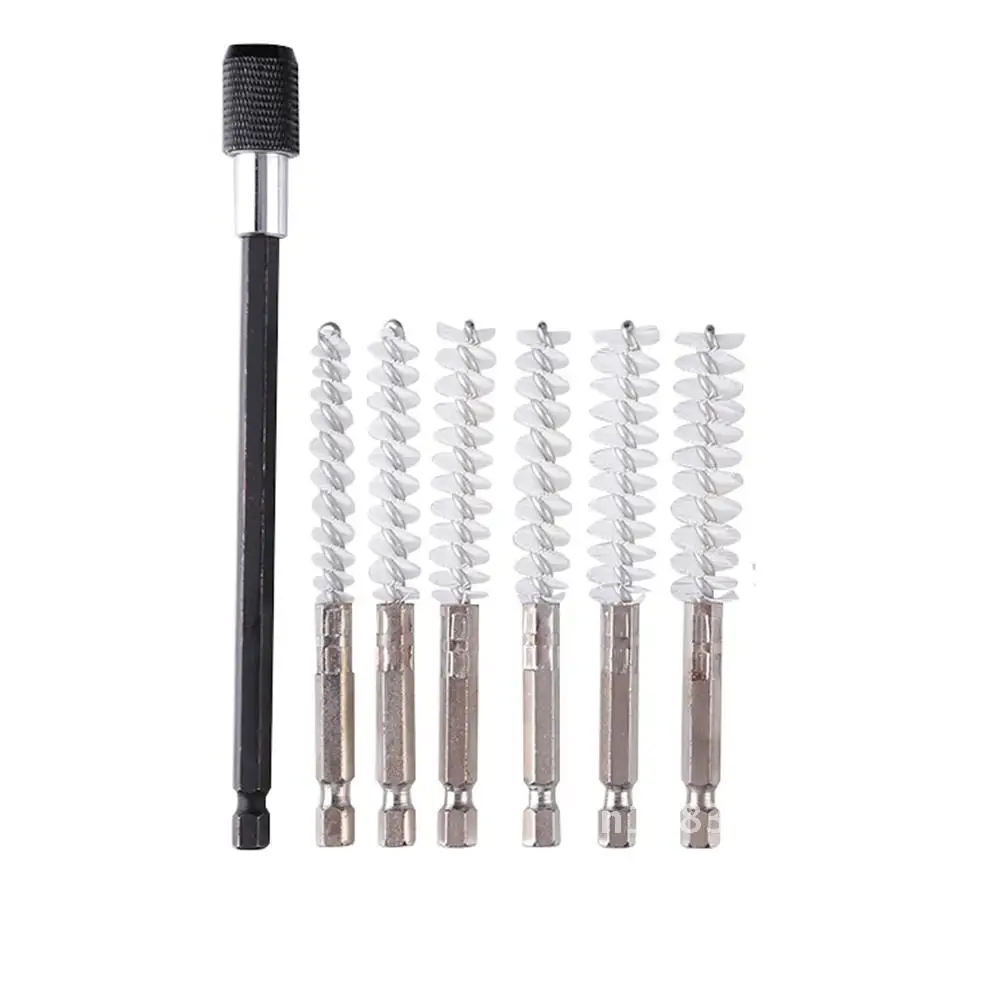 6pcs Wire Brushes for Cleaning Stainless Steel Pipe with Power Drill, Impact Drill, and Stamping Machine
6pcs Wire Brushes for Cleaning Stainless Steel Pipe with Power Drill, Impact Drill, and Stamping Machine