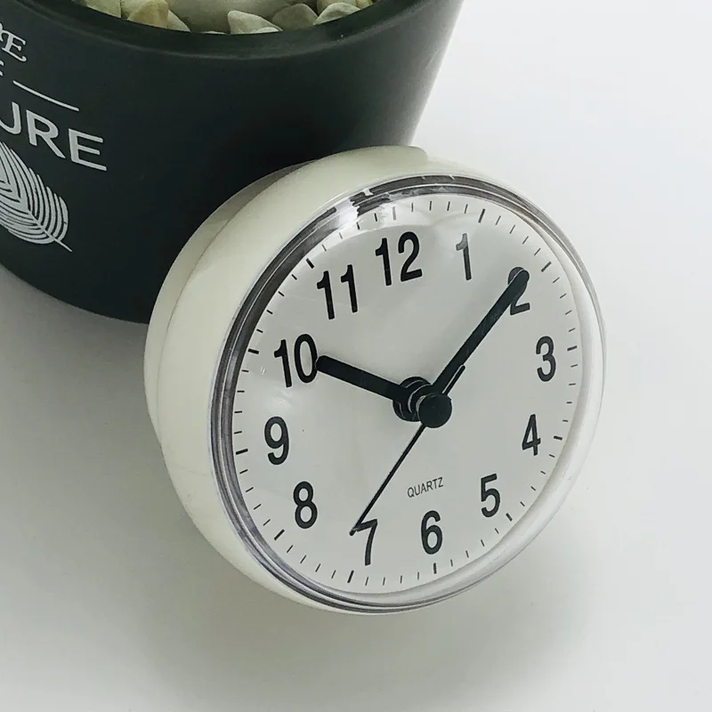Mini sucker wall clock bathroom anti-fog waterproof clock Kitchen bathroom clock mini Quartz clock table clock 7cm
Mini sucker wall clock bathroom anti-fog waterproof clock Kitchen bathroom clock mini Quartz clock table clock 7cm