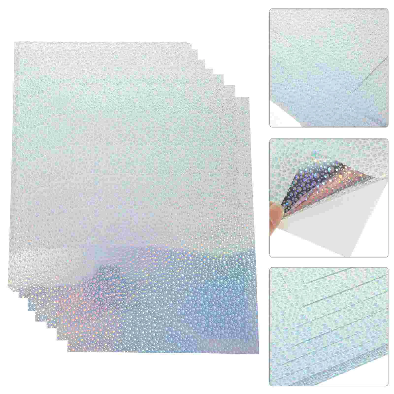 

20 Sheets Holographic Printing Paper Printable Tags Large Label Printable Printable Printable Stickers Address Name Pvc