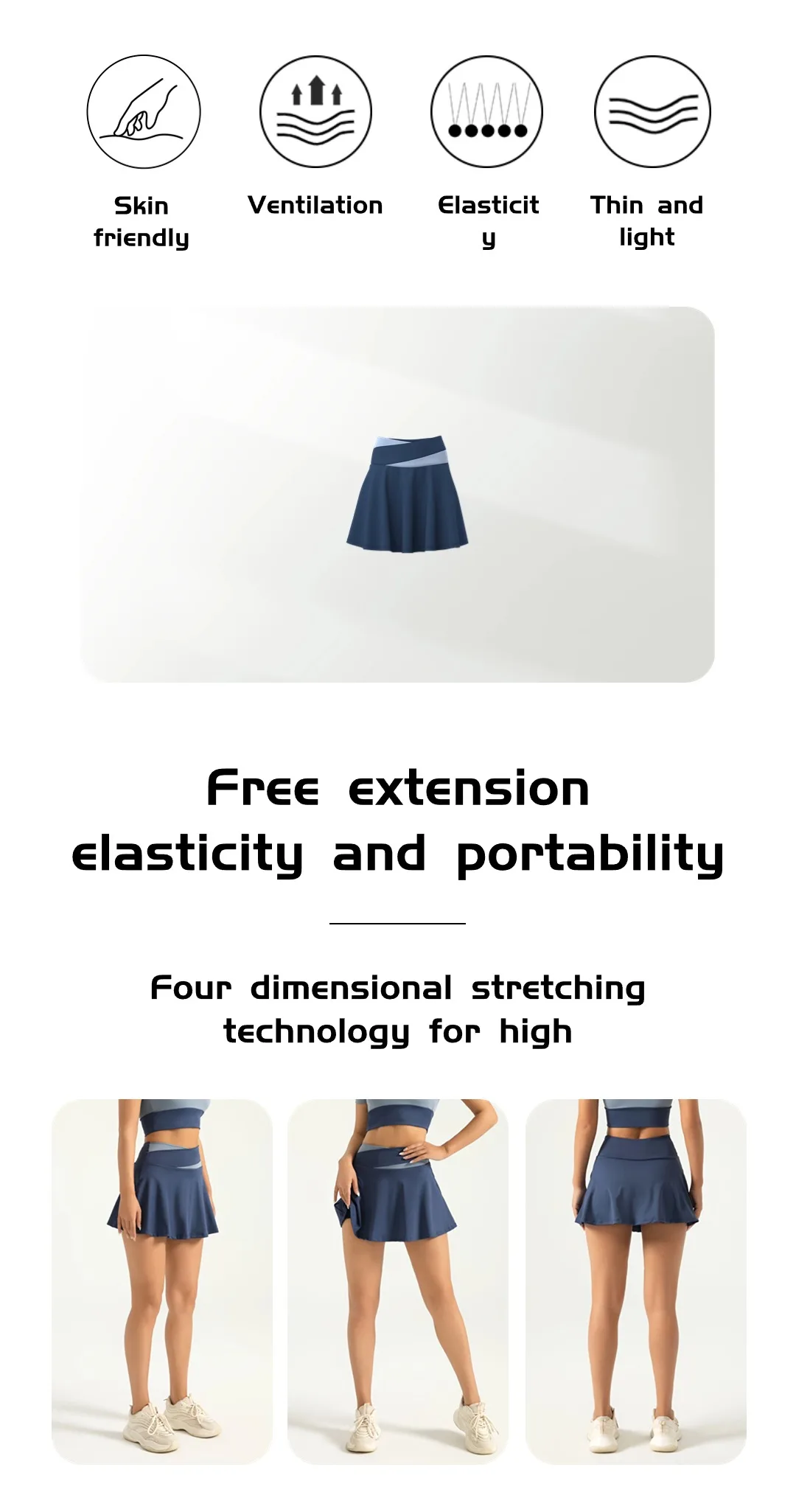 MIML Nude Feel Sports Mini Skirt Anti-Light Splice Fake Two-Piece Running Fitness Short Skirt for Women 2026 New 8 Sdf303b95325940cd97a18a9e999e89e6l