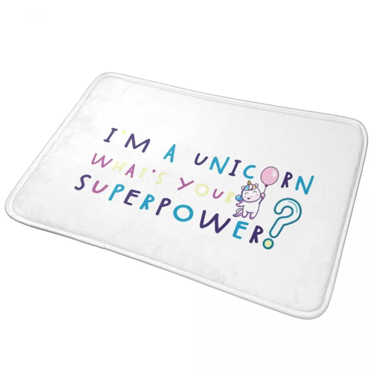 I'm A Unicorn Doormat Anti-skid Super Absorbent Bath Mats Home Entrance Rugs Kitchen Living Room Bedroom Carpet Outdoor Footpad
I'm A Unicorn Doormat Anti-skid Super Absorbent Bath Mats Home Entrance Rugs Kitchen Living Room Bedroom Carpet Outdoor Footpad