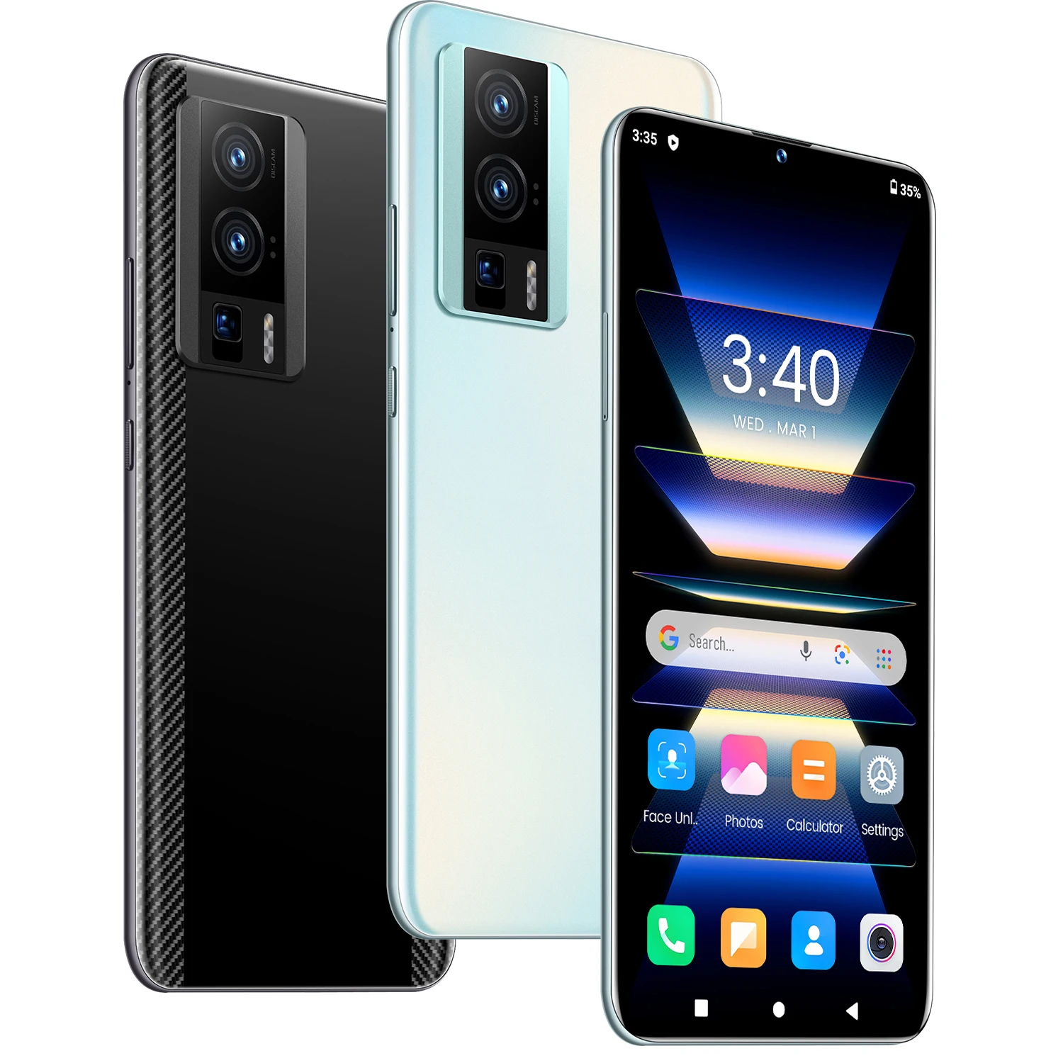 

2022 новейший K60 PRO 7,2 дюймовый полноэкранный Смартфон Android 10 глобальная версия, разблокированные мобильные телефоны с двумя SIM-картами