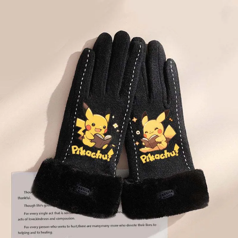 Pokemon Pikachu Psyduck Gloves Cartoon Anime Kawaii Add Lining Add Fleece To Keep Warm In Winter Bike Touch Screen Five Fingers
Pokemon Pikachu Psyduck Gloves Cartoon Anime Kawaii Add Lining Add Fleece To Keep Warm In Winter Bike Touch Screen Five Fingers