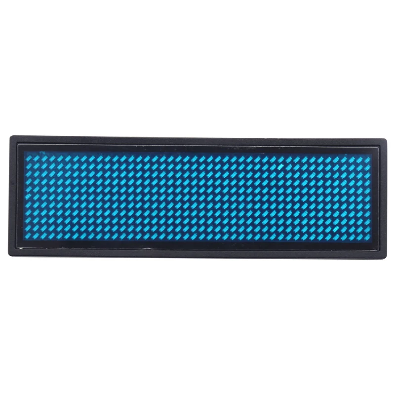 Programmable LED Digital Scrolling Message Name Tag Id Badge(11X44 Pixels) 
Programmable LED Digital Scrolling Message Name Tag Id Badge(11X44 Pixels)