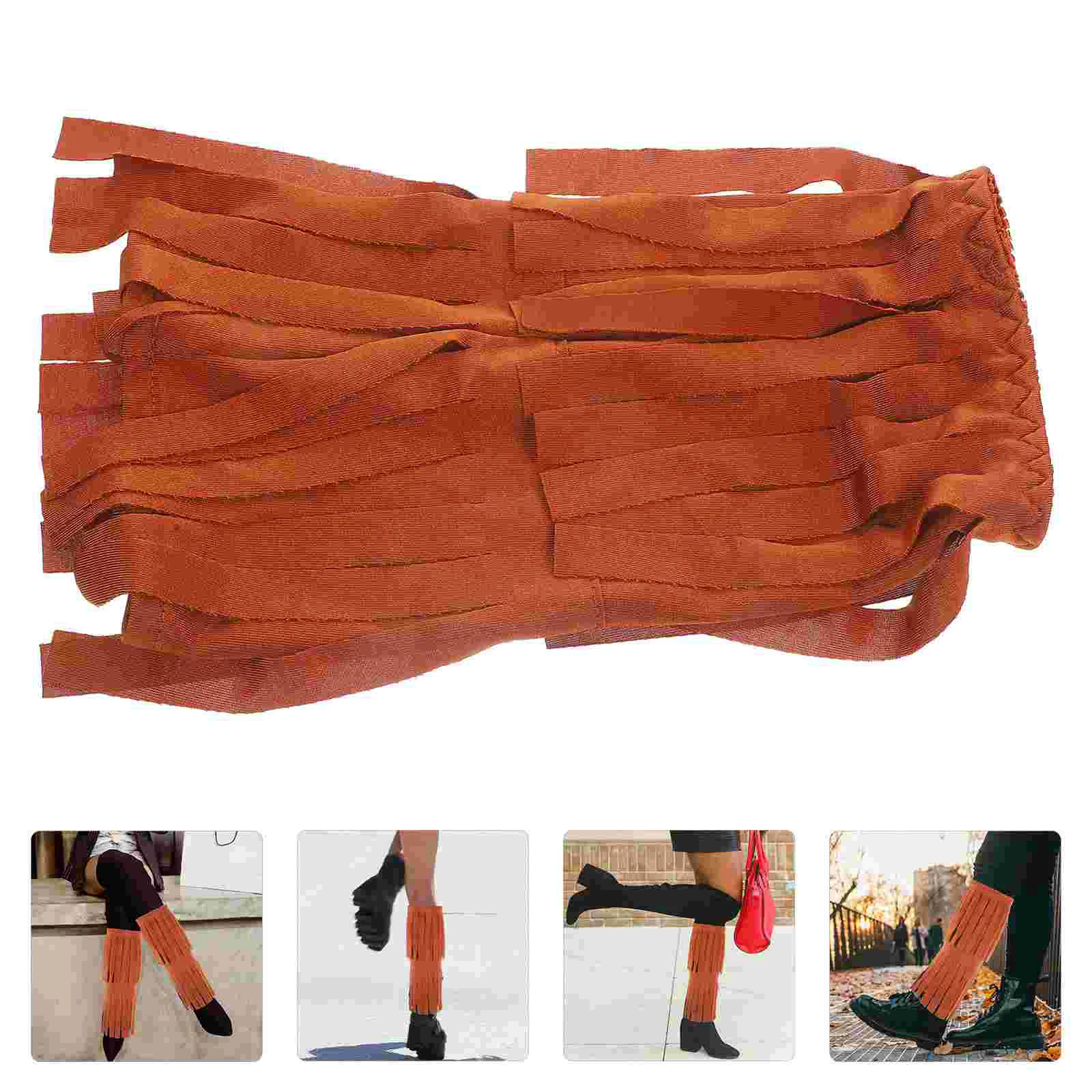 Stage Performance Boot Fringes Boots Cover Hippie Covers Tassel Decorate Brown Women
Stage Performance Boot Fringes Boots Cover Hippie Covers Tassel Decorate Brown Women