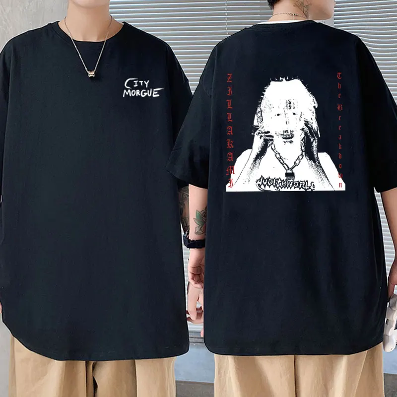 Men Women's Fashion Casual T-shirts Rapper ZillaKami City Morgue Hip Hop Oversized Tshirt Male Vintage Black Tees Short Sleeve
Men Women's Fashion Casual T-shirts Rapper ZillaKami City Morgue Hip Hop Oversized Tshirt Male Vintage Black Tees Short Sleeve