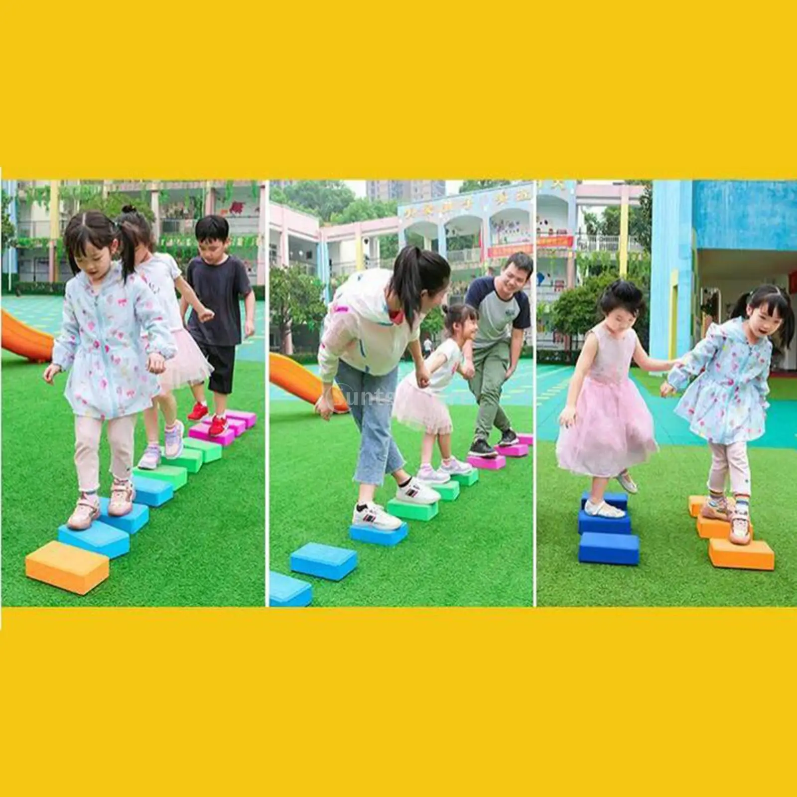 Colorful Stepping Stones EVA Sensory Riverstones Balance River Stones Children Coordination Skills Obstacle Course Outdoor Toy
Colorful Stepping Stones EVA Sensory Riverstones Balance River Stones Children Coordination Skills Obstacle Course Outdoor Toy