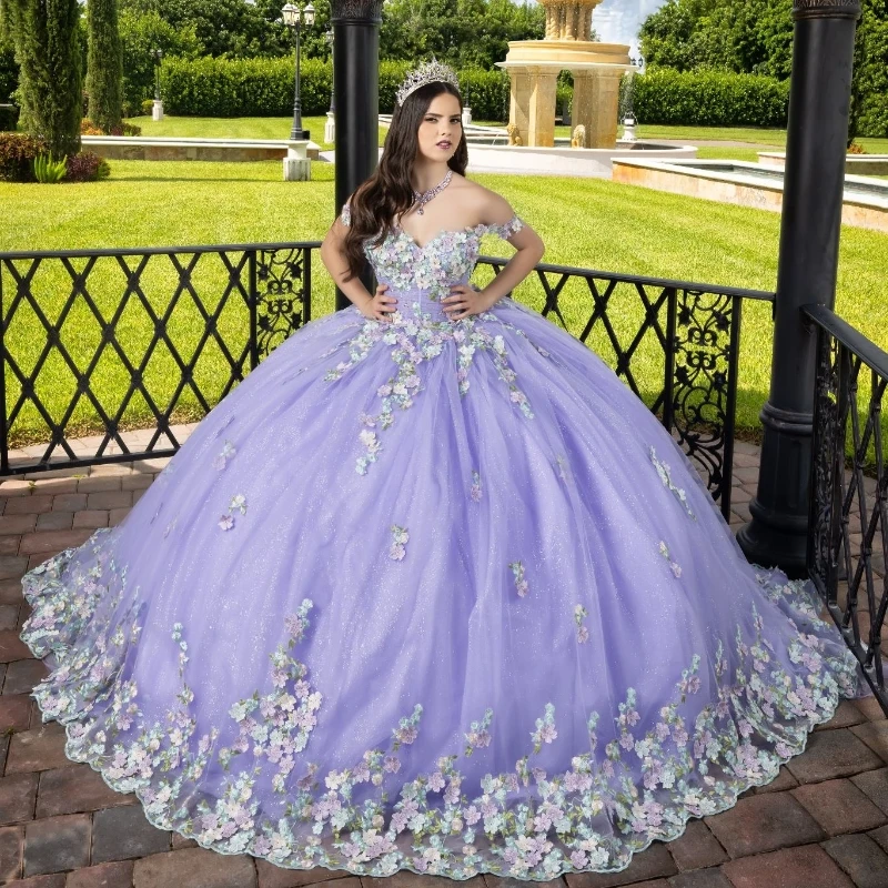 Lilac Quinceanera Dresses 2024 Princess Sweet 16 Years Girl Birthday Party Dresses Appliques Lace Tull Vestidos De 15
Lilac Quinceanera Dresses 2024 Princess Sweet 16 Years Girl Birthday Party Dresses Appliques Lace Tull Vestidos De 15
