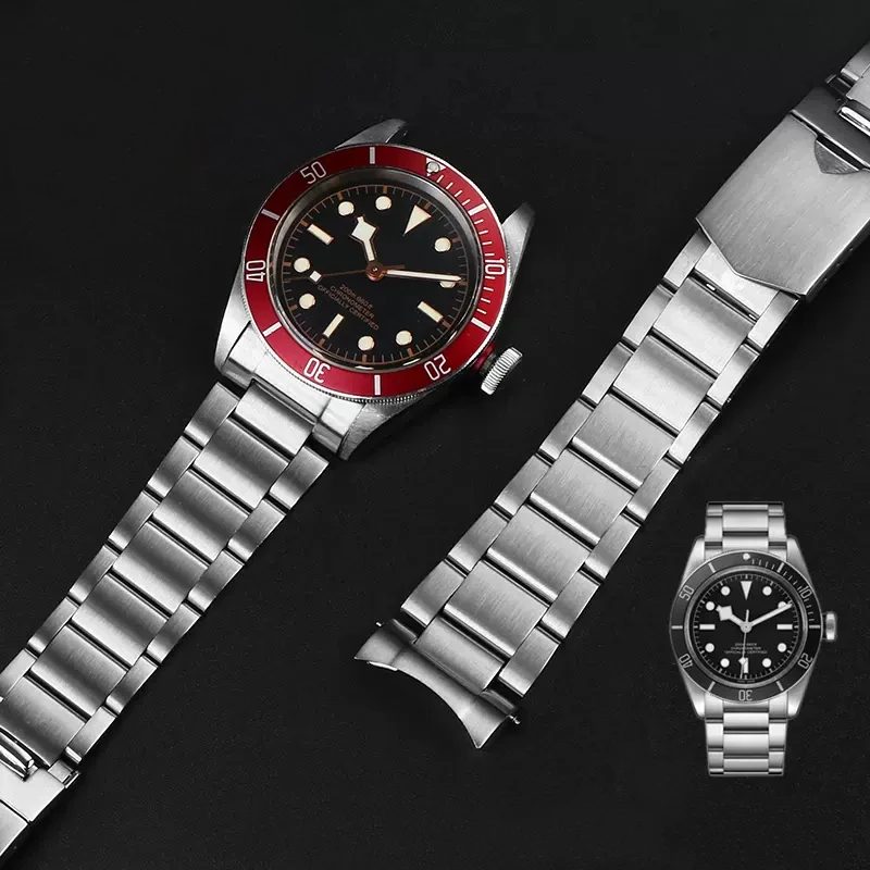 Watch Accessories band for Tudor Strap Solid Fine Steel Curved end Watch chain Luxury Watch Belt 22mm Bracelet Silver Black Bay
Watch Accessories band for Tudor Strap Solid Fine Steel Curved end Watch chain Luxury Watch Belt 22mm Bracelet Silver Black Bay