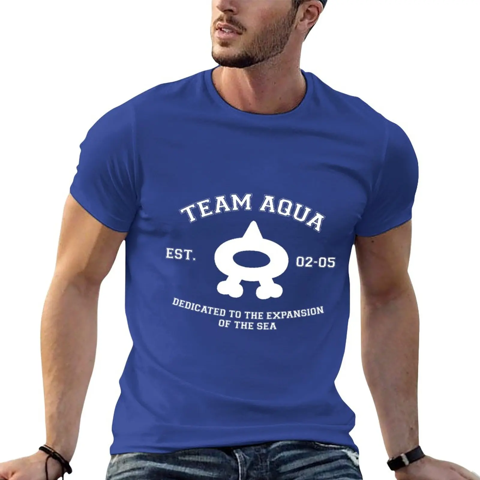 

Team Aqua Ver. 2 T-Shirt vintage clothes plus size t shirts black t shirts mens graphic t-shirts anime