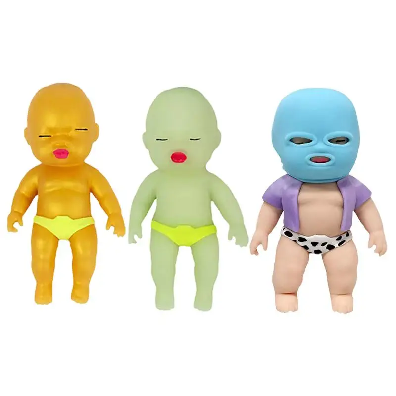 

Funny Stretch Doll Toys Kids Soft Sensory Toys Dolls Squeeze Toy Stress Relief Fidget Toys