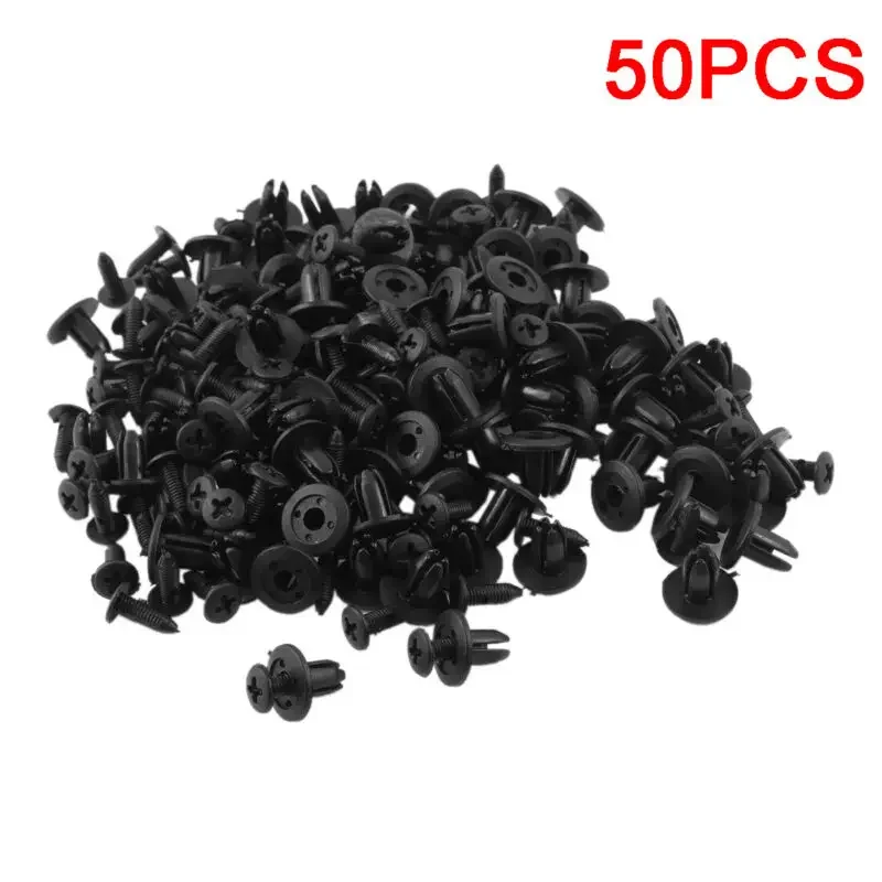 50pcs Car Body 6mm Hole Diameter Plastic Rivet Fasteners Fender Bumper Push Pin Clips For Holding On Radiator Yoke, Mudguard,
50pcs Car Body 6mm Hole Diameter Plastic Rivet Fasteners Fender Bumper Push Pin Clips For Holding On Radiator Yoke, Mudguard,