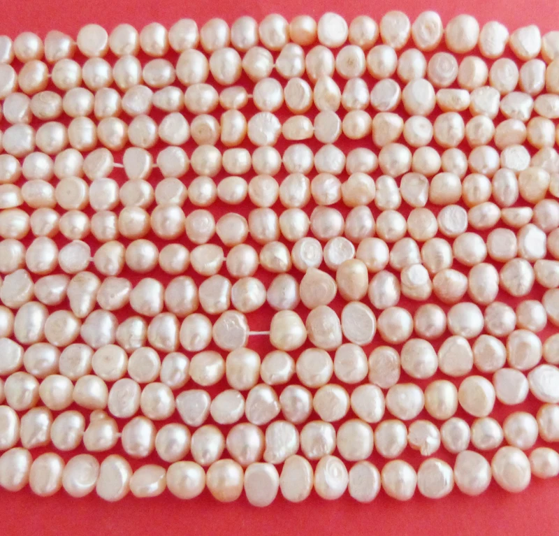 037# Pink ( 14 strands / set) DIY 7-8MM Baroque Freshwater Pearl BEADS 15 "L 100% pearl
037# Pink ( 14 strands / set) DIY 7-8MM Baroque Freshwater Pearl BEADS 15 "L 100% pearl