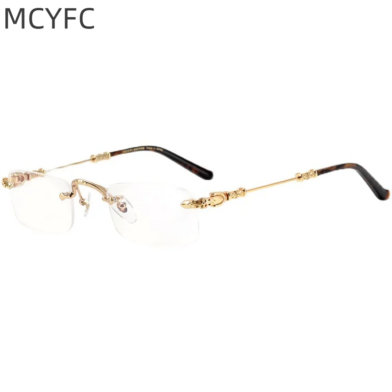 MCYFC Japan Style Retro Eye Glasses Frame for Men Thick Metal Material Round and Square Gold Sliver Eyeglasses Frame for Women
MCYFC Japan Style Retro Eye Glasses Frame for Men Thick Metal Material Round and Square Gold Sliver Eyeglasses Frame for Women