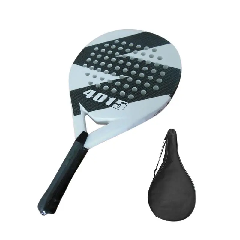 

Beachs Tennis Paddle Racket Lightweight EVA Soft Racket Carbon Fiber With EVA Memory Foam Core Portable Paddle Tennis Rackets