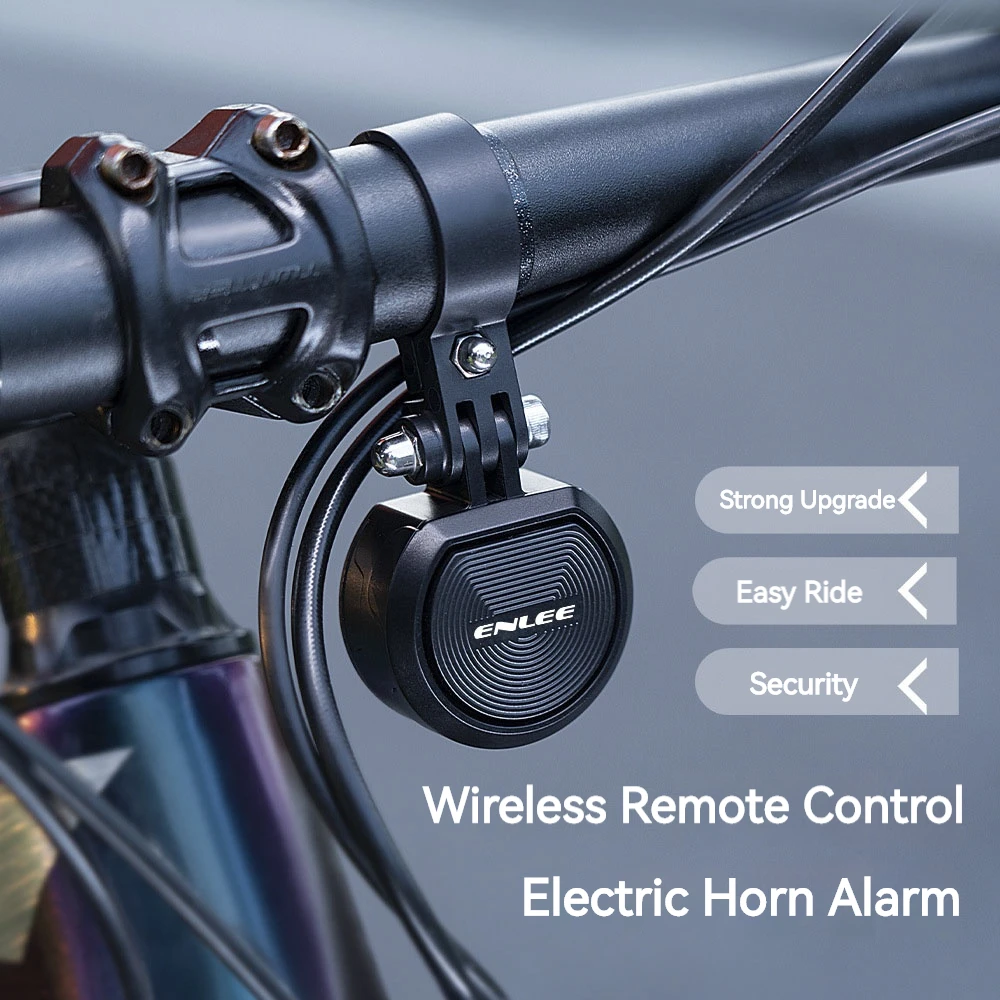 

ENLEE 120 дБ USB зарядка велосипедный электрический звонок велосипедный мотоцикл скутер труба гудок Противоугонная сигнализация сирена и пульт дистанционного управления