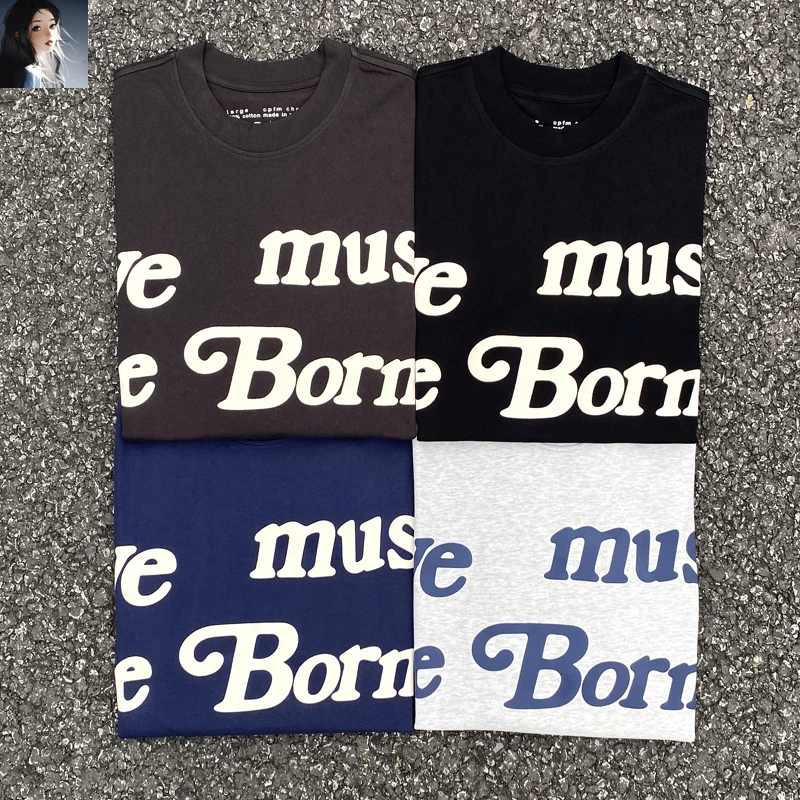 ye Must be Born again Puff Logo CPFM T-Shirt Men Women Streetwear Kanye Loose T Shirt Print Tag Casual T Shirts Tops
ye Must be Born again Puff Logo CPFM T-Shirt Men Women Streetwear Kanye Loose T Shirt Print Tag Casual T Shirts Tops