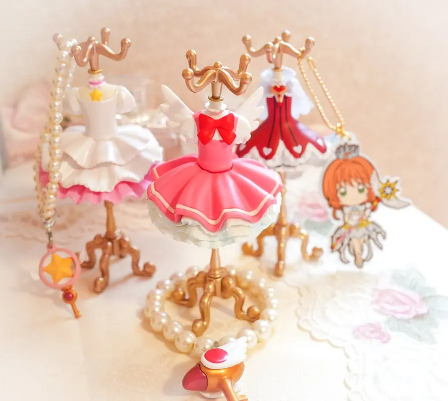 Bandai Genuine Gashapon 12Cm Kinomoto Sakura Capsule 2 Dummy Hanger Dress Anime Action Figure Collection Ornament Model Toys 
Bandai Genuine Gashapon 12Cm Kinomoto Sakura Capsule 2 Dummy Hanger Dress Anime Action Figure Collection Ornament Model Toys