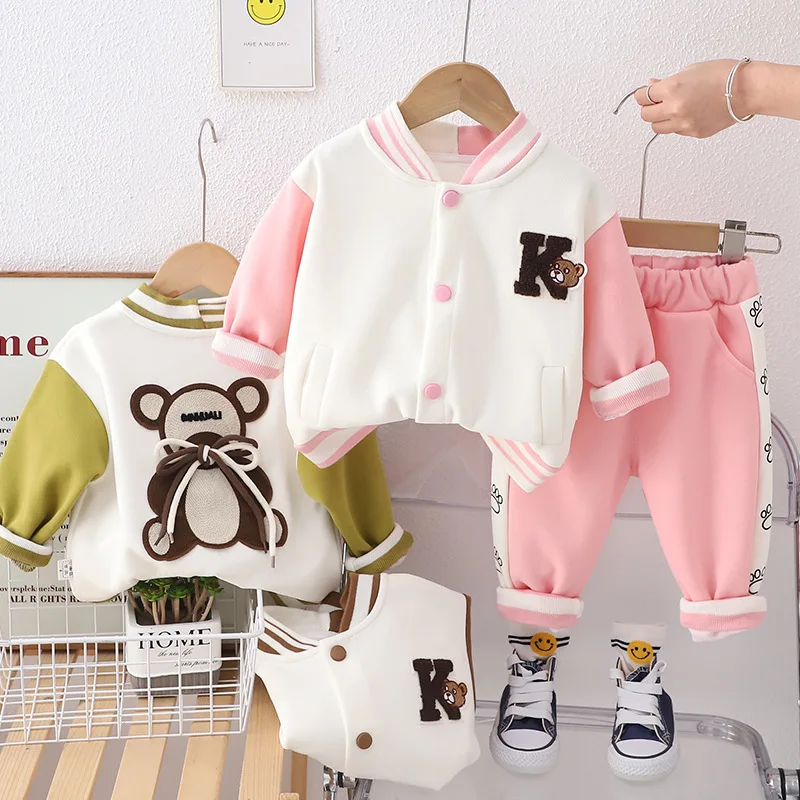 Girls Clothes Sets 2024 Spring Autumn Children Cotton Jackets Pants 2pcs Tracksuits For Baby Boys Baseball Coats Suit Kids 4 5Y
Girls Clothes Sets 2024 Spring Autumn Children Cotton Jackets Pants 2pcs Tracksuits For Baby Boys Baseball Coats Suit Kids 4 5Y
