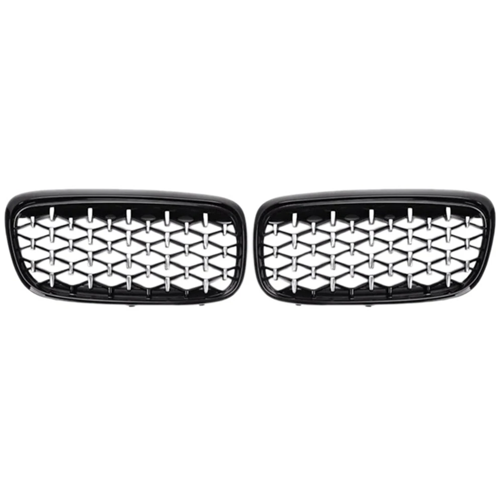 2X Front Kidney Bumper Grille Mesh Diamond for BMW F45 F46 Active Tourer 2014-2018 
2X Front Kidney Bumper Grille Mesh Diamond for BMW F45 F46 Active Tourer 2014-2018