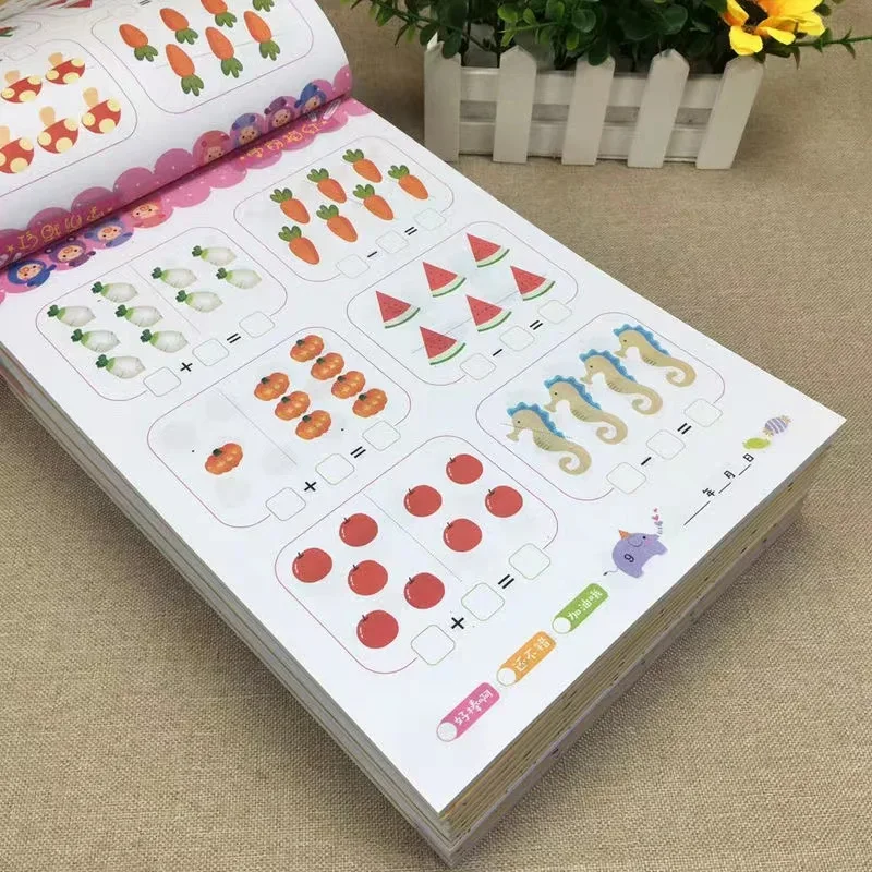 80 Pages / Book of Children's Learning Math Addition and Subtraction Students Handwriting Preschool Mathematics Exercise Books
80 Pages / Book of Children's Learning Math Addition and Subtraction Students Handwriting Preschool Mathematics Exercise Books