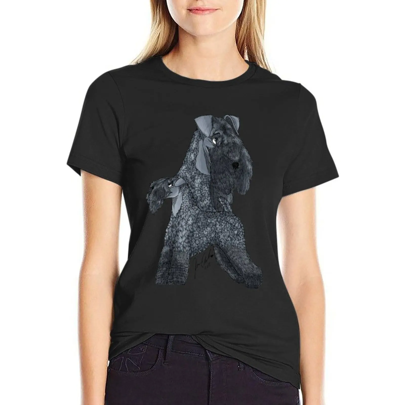 The Kerry Blue Terrier T-Shirt graphics summer top kawaii clothes luxury designer clothing Women
The Kerry Blue Terrier T-Shirt graphics summer top kawaii clothes luxury designer clothing Women
