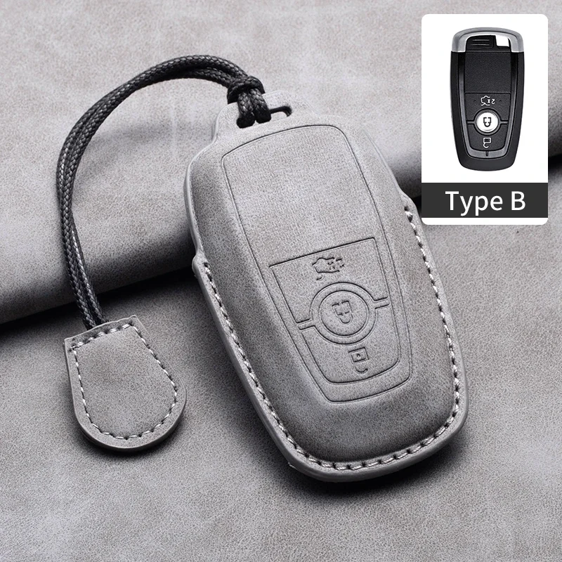 Leather Car Key Case Cover for Ford Edge Fusion Mustang Explorer F150 F250 F350 Ecosport Edge S-MAX Ranger for Lincoln Mondeo
Leather Car Key Case Cover for Ford Edge Fusion Mustang Explorer F150 F250 F350 Ecosport Edge S-MAX Ranger for Lincoln Mondeo
