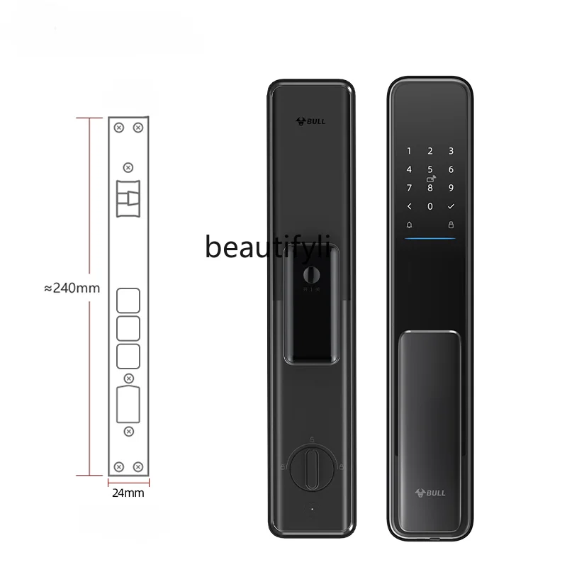 zq Fingerprint Lock Household Electronic Password Lock Security Anti-Theft Door Lock Smart Lock Door Lock
zq Fingerprint Lock Household Electronic Password Lock Security Anti-Theft Door Lock Smart Lock Door Lock