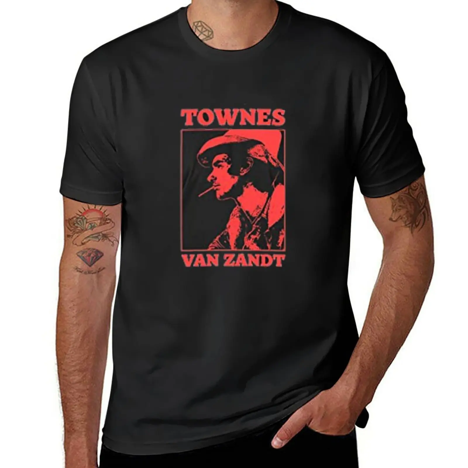 

*EXCLUSIVE* Best Selling Townes Van Zandt T-Shirt Short t-shirt summer tops tops mens t shirt graphic