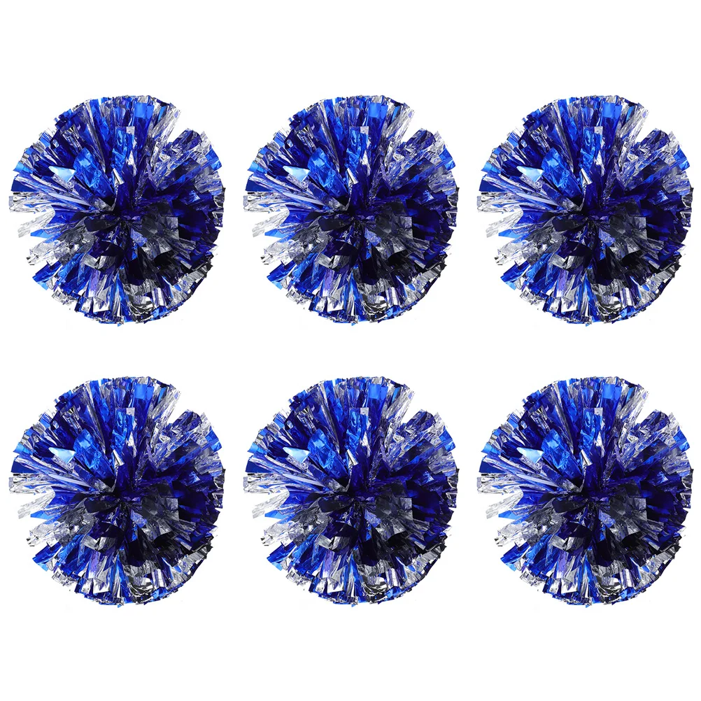 

6 Pcs Cheerleading Flower Ball Dance Props Pom Poms Cheering Squad Supplies Reusable Cheerleader Sports Meeting