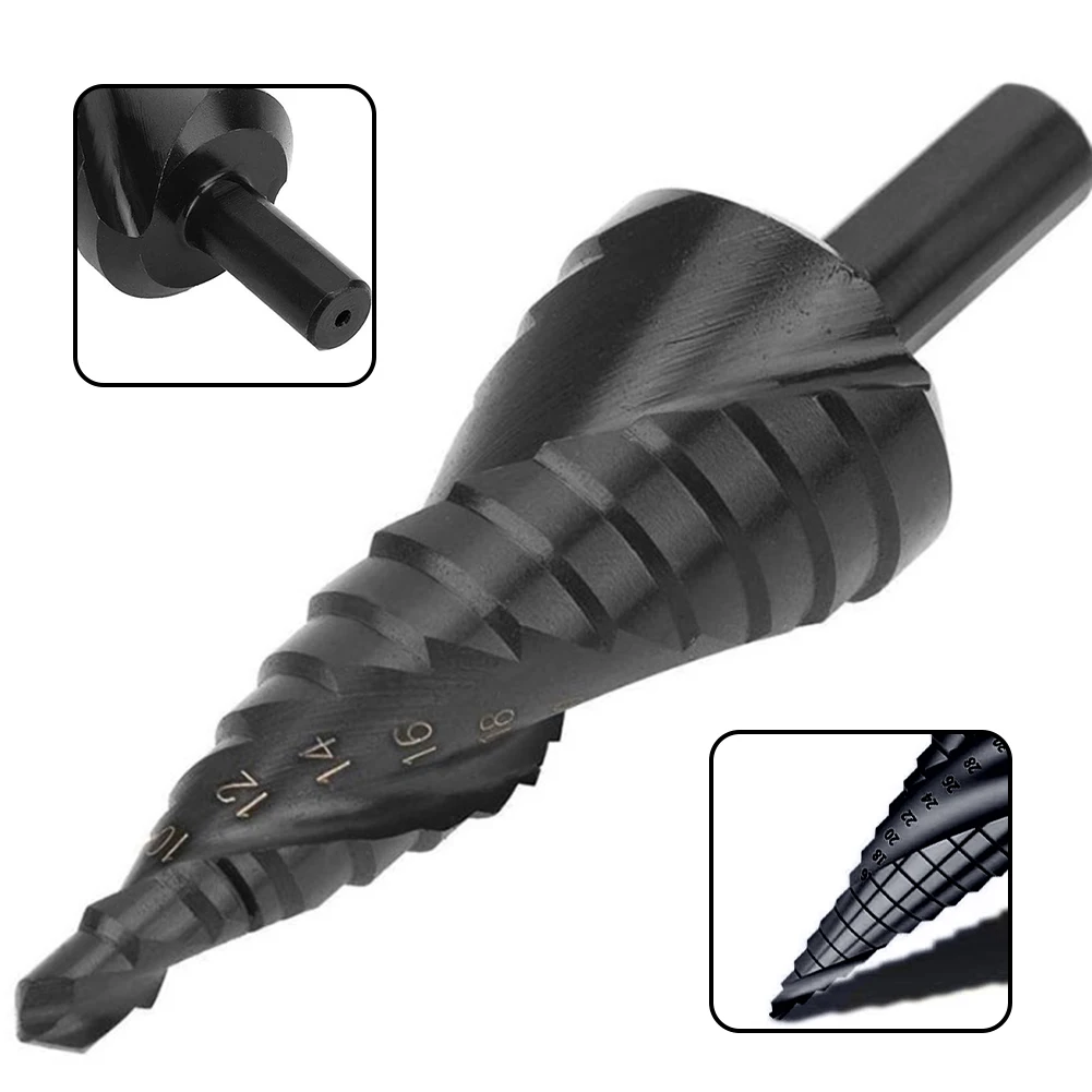 1PCS 6-30mm 6-30mm HSS Step Drill Bit Nitrogen Spiral Triangle Shank For Metal Hole Cutter High Speed Steel Step Drill Bit
1PCS 6-30mm 6-30mm HSS Step Drill Bit Nitrogen Spiral Triangle Shank For Metal Hole Cutter High Speed Steel Step Drill Bit