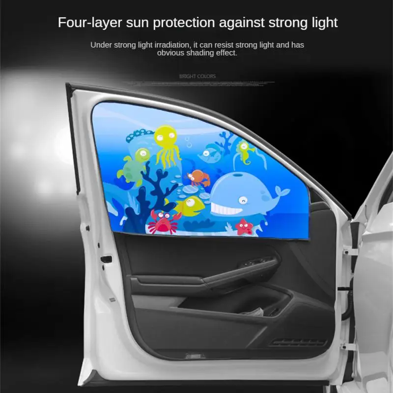 Uv Protection Cartoon Endothermic Black Glue Sunshade Adsorption Car Sunscreen Thickening Insulation Double Layer Summer
Uv Protection Cartoon Endothermic Black Glue Sunshade Adsorption Car Sunscreen Thickening Insulation Double Layer Summer
