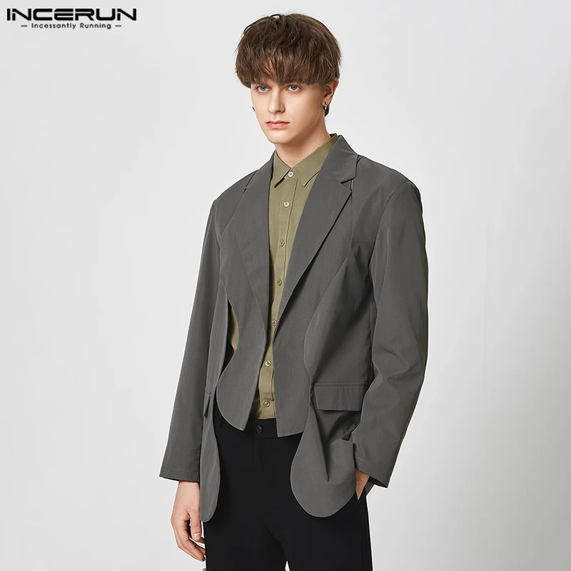 Fashion Casual Style Tops INCERUN New Men's Hollow Blazer Solid Color All-match Business Handsome Male Hot Sale Suit Coats S-5XL
Fashion Casual Style Tops INCERUN New Men's Hollow Blazer Solid Color All-match Business Handsome Male Hot Sale Suit Coats S-5XL