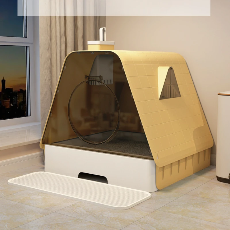 Big Enclosed Deodorization Cat Bedpans Convenient Covered Convenient Cat Bedpans Villa Bathroom Mascotas Pet Products WZ50CB
Big Enclosed Deodorization Cat Bedpans Convenient Covered Convenient Cat Bedpans Villa Bathroom Mascotas Pet Products WZ50CB