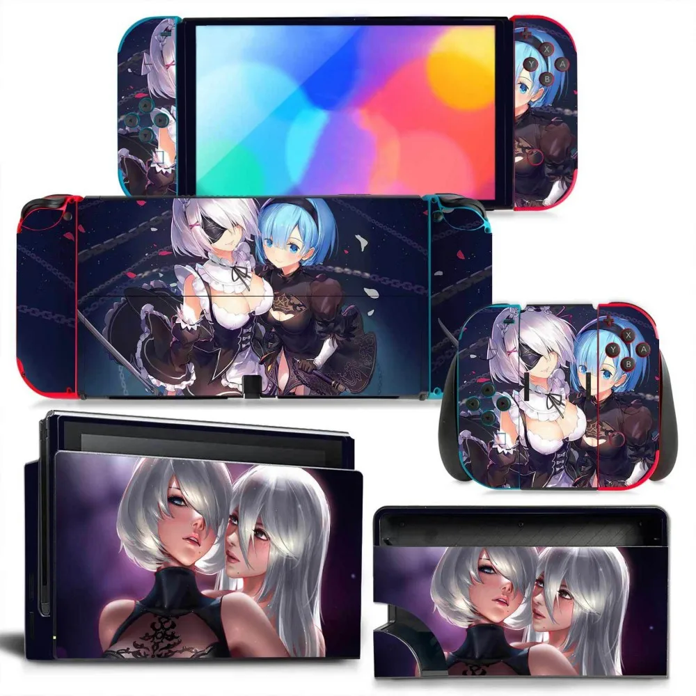 Full Wrap Skins Compatible with Switch OLED Protective Film Sticker,Vinyl Decal Skins for Joycon Switch OLED Full Set Stickers
Full Wrap Skins Compatible with Switch OLED Protective Film Sticker,Vinyl Decal Skins for Joycon Switch OLED Full Set Stickers