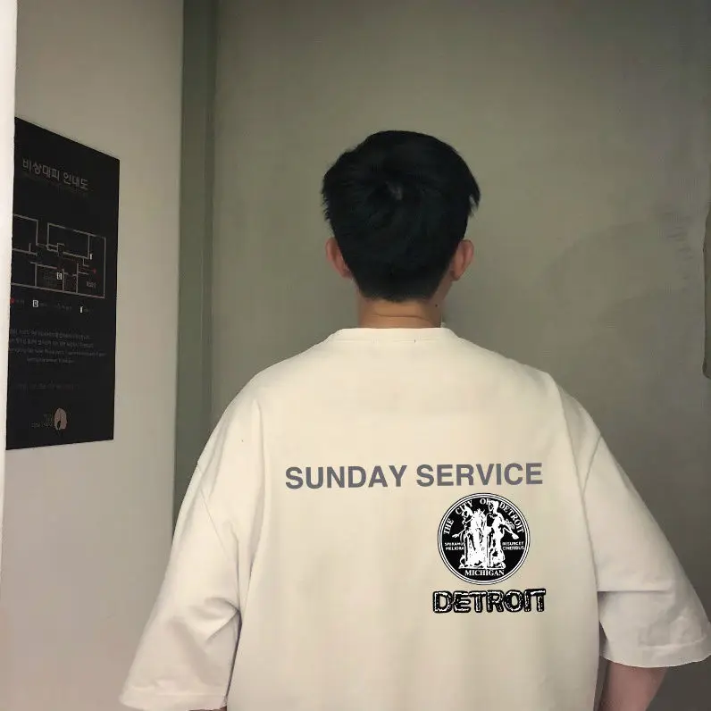 Korean style summer new short-sleeved T-shirt for boy simple and trendy American handsome and versatile three-quarter sleeve top
Korean style summer new short-sleeved T-shirt for boy simple and trendy American handsome and versatile three-quarter sleeve top