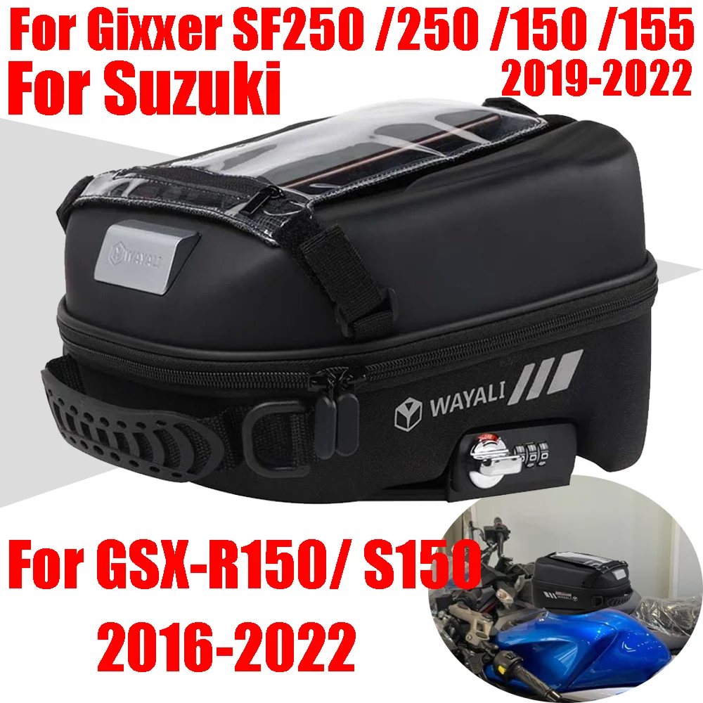 For SUZUKI GSX-R150 S150 GSXR150 GSXS GSXR GSX-R 150 Gixxer SF250 250 150 155 Accessories Tank Bag Luggage Tanklock Storage Bags
For SUZUKI GSX-R150 S150 GSXR150 GSXS GSXR GSX-R 150 Gixxer SF250 250 150 155 Accessories Tank Bag Luggage Tanklock Storage Bags