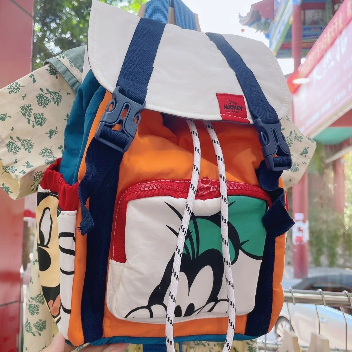 

Disney Mickey Mouse Women's Backpack Cartoon Pattern Large Capacity School Bag for Kindergarten Boy Girl Travel Birthday Gift