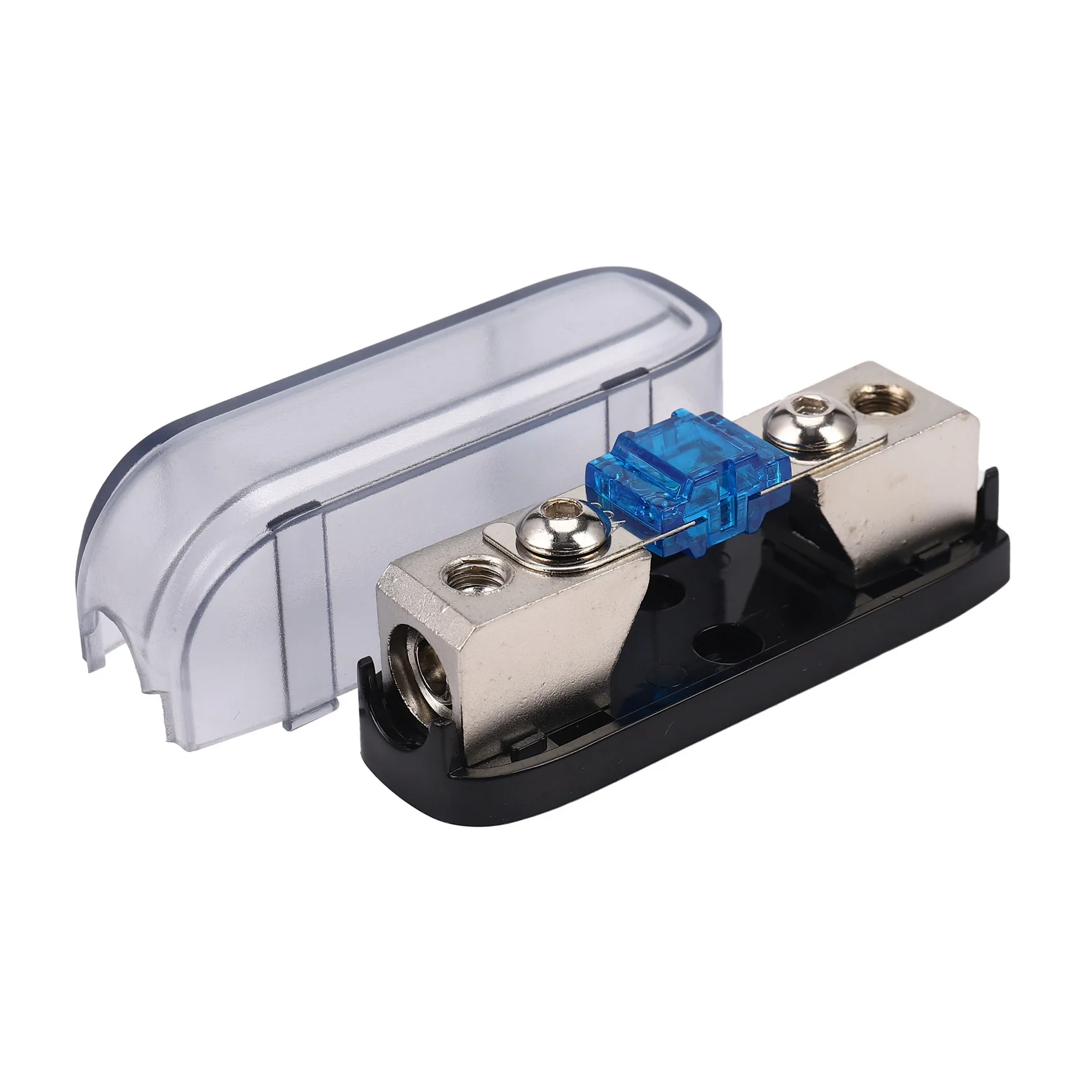 Car Stereo Fuse Holder, Auto Agu Audio Fuse Box Power Distribution Block 4Ga In 4Ga Out,Single way
Car Stereo Fuse Holder, Auto Agu Audio Fuse Box Power Distribution Block 4Ga In 4Ga Out,Single way