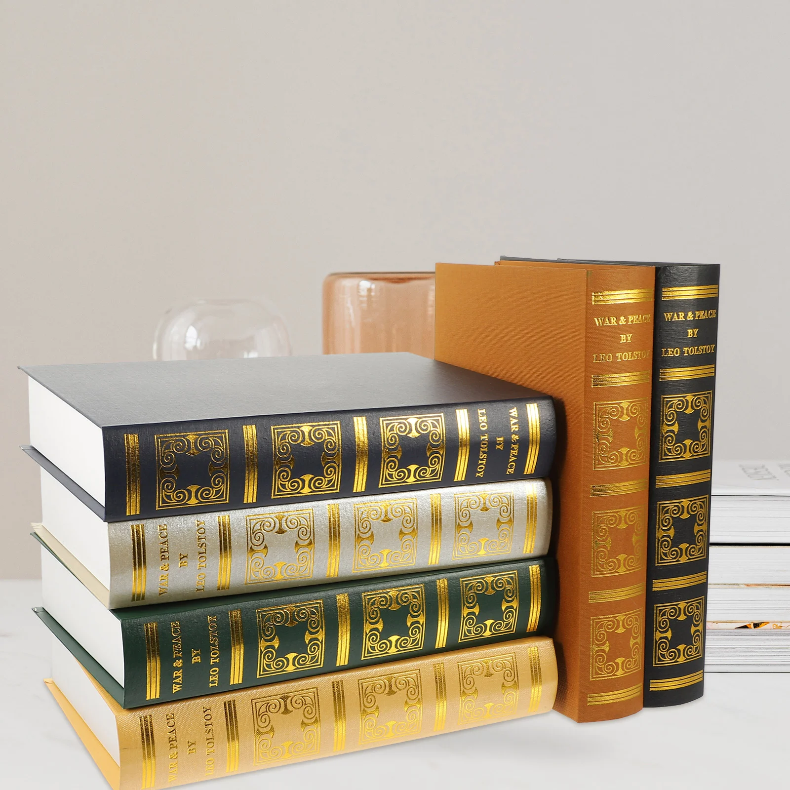 6 Pcs Bookshelf Display Prop Simulation Ornament Bookshelves Model Vintage Ornaments Simulated Desktop Adorn Imitation Faux
6 Pcs Bookshelf Display Prop Simulation Ornament Bookshelves Model Vintage Ornaments Simulated Desktop Adorn Imitation Faux