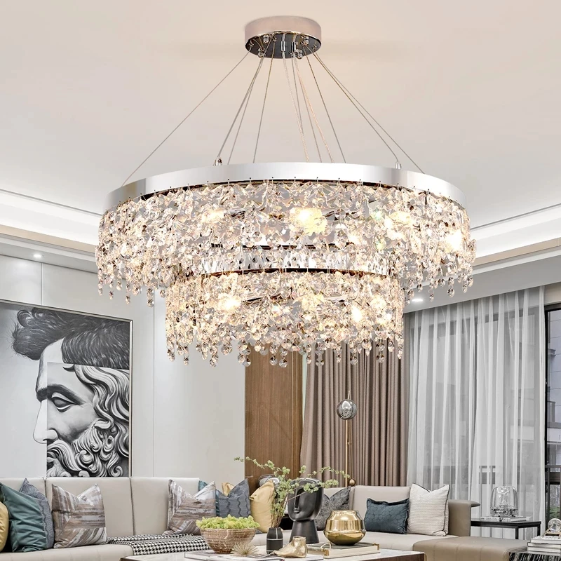 Modern Butterfly Crystal Indoor Lighting Silver/Gold LED Chandelier For Living Dining Room Luxury Roud/Rectangle Hanging Lamp
Modern Butterfly Crystal Indoor Lighting Silver/Gold LED Chandelier For Living Dining Room Luxury Roud/Rectangle Hanging Lamp