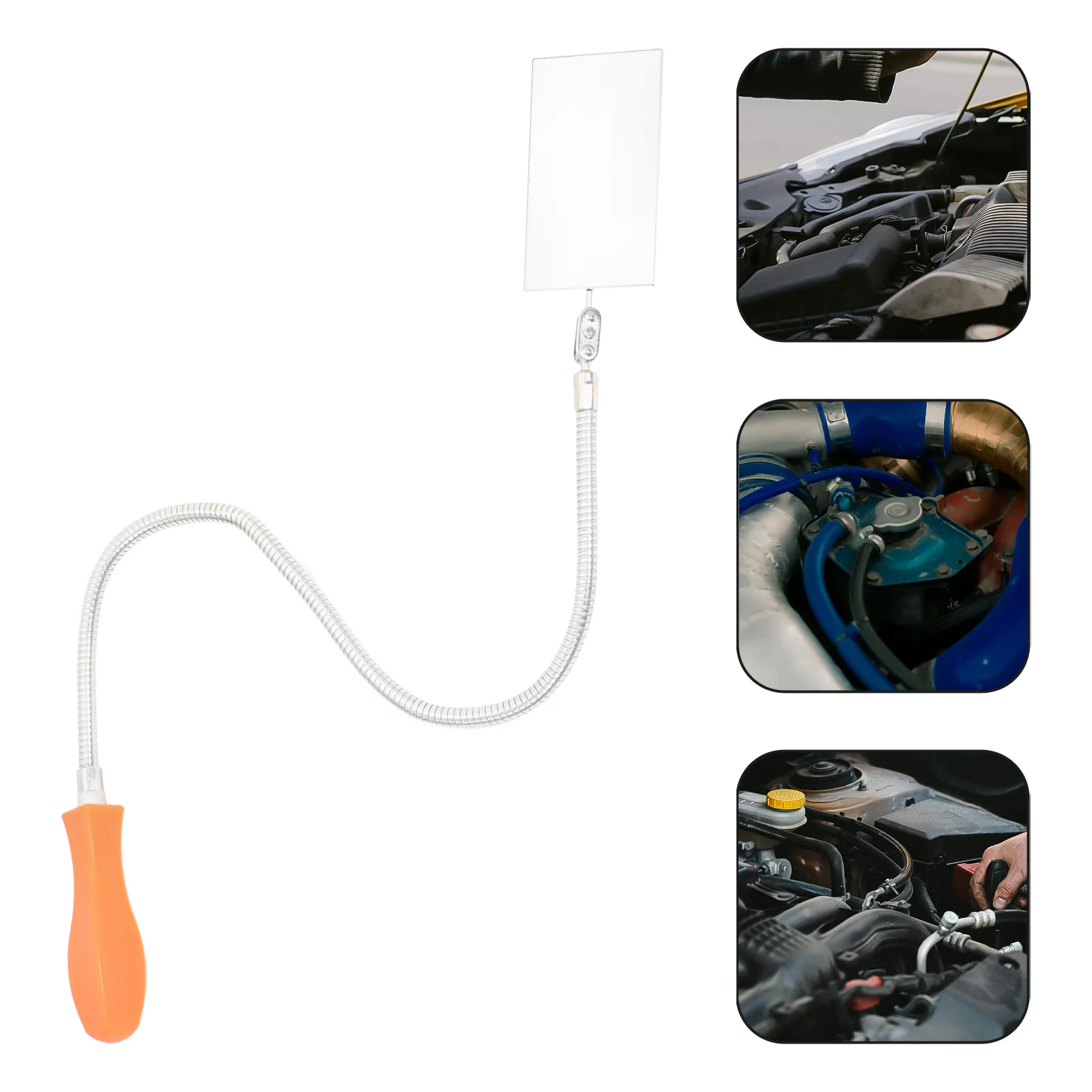 Vehicle Inspection Mirror for Extra Viewing Bendable Mechanic Tool Automotive Checking
Vehicle Inspection Mirror for Extra Viewing Bendable Mechanic Tool Automotive Checking