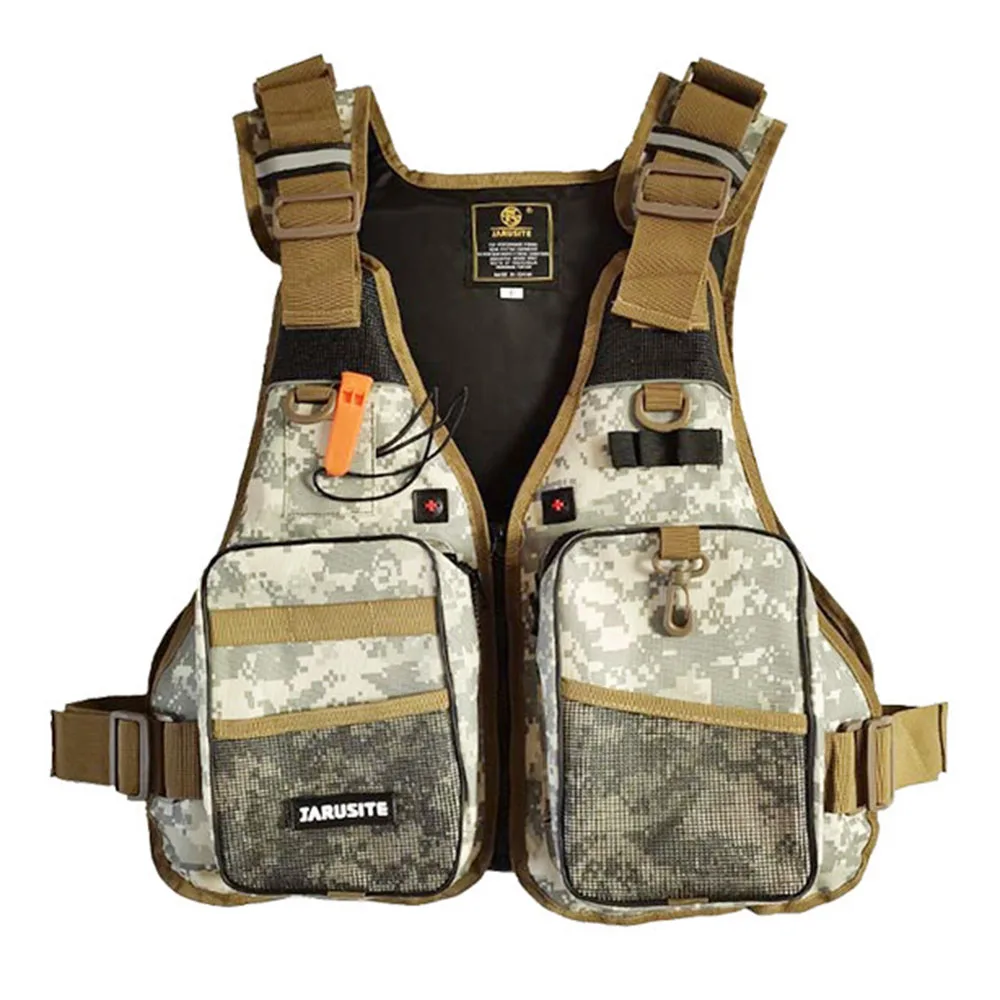 Camouflage sea fishing buoyancy fishing vest boating drifting swimming multi-functional large buoyancy adjustable life jacket
Camouflage sea fishing buoyancy fishing vest boating drifting swimming multi-functional large buoyancy adjustable life jacket