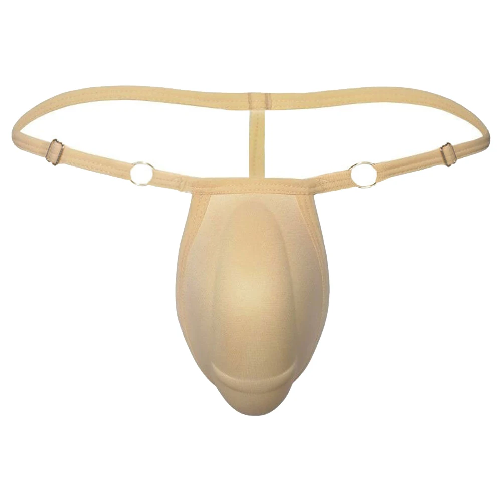 Mens Adjustable Underwear Sponge Cup Pad Thongs Sexy Briefs Convex Pouch Panties G-String T-Back Underpants Cross-dressing
Mens Adjustable Underwear Sponge Cup Pad Thongs Sexy Briefs Convex Pouch Panties G-String T-Back Underpants Cross-dressing