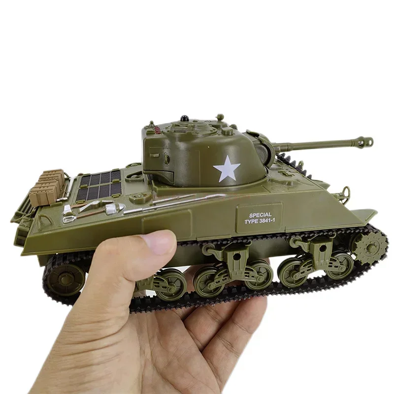 

2.4ghz Rc Wireless Combat Simulation Tank Sherman Vs Pershing Infrared Battle Tanks Battling Panzer Remote Control Us Model Tan