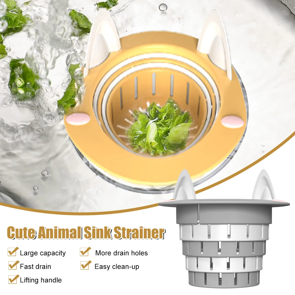 Kitchen Sink Strainer Telescopic Sink Filter Animal Filter Floor Drain Bathroom Sink Drain Filter AntiClogging Sink Drain Basket
Kitchen Sink Strainer Telescopic Sink Filter Animal Filter Floor Drain Bathroom Sink Drain Filter AntiClogging Sink Drain Basket
